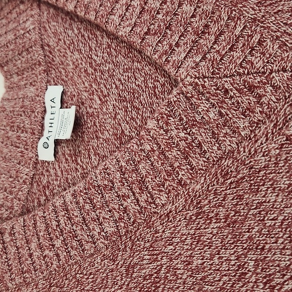 Athleta Mulberry Wool Cashmere Tunic Sweater. Size M - Picture 9 of 9